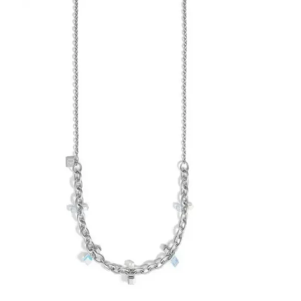Колье Coeur de Lion Crystal-Silver 5063/10-1817
