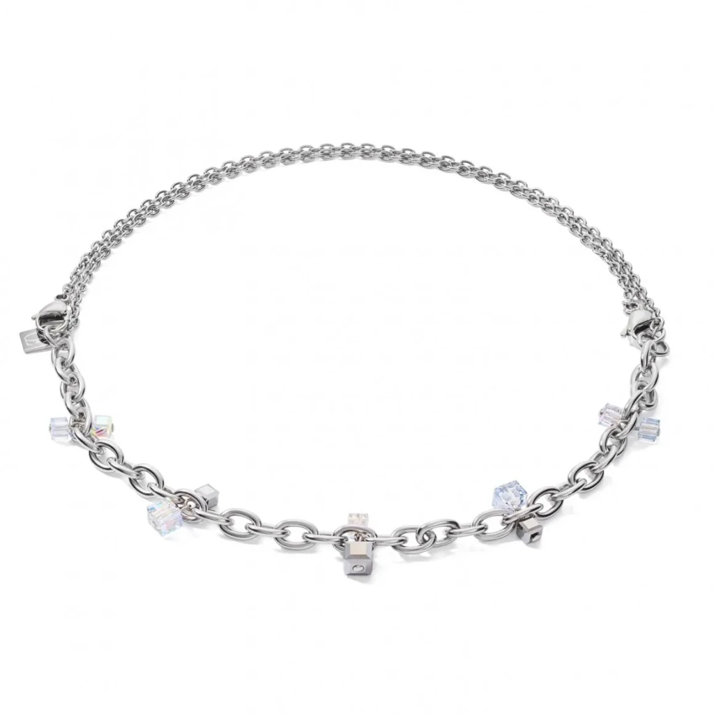 Колье Coeur de Lion Crystal-Silver 5063/10-1817