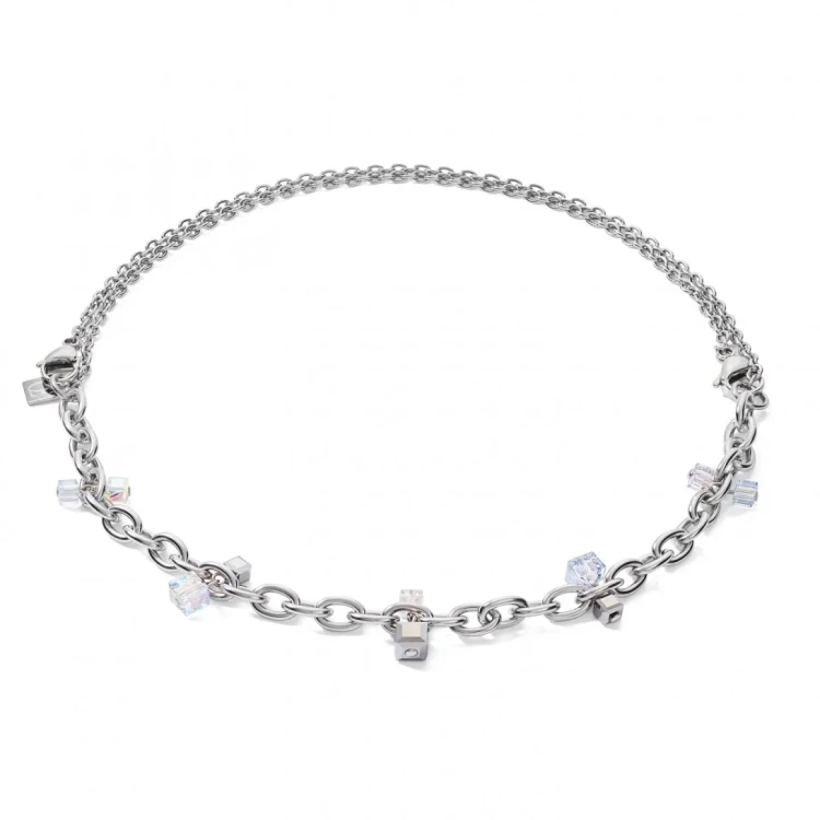 Колье Coeur de Lion Crystal-Silver 5063/10-1817