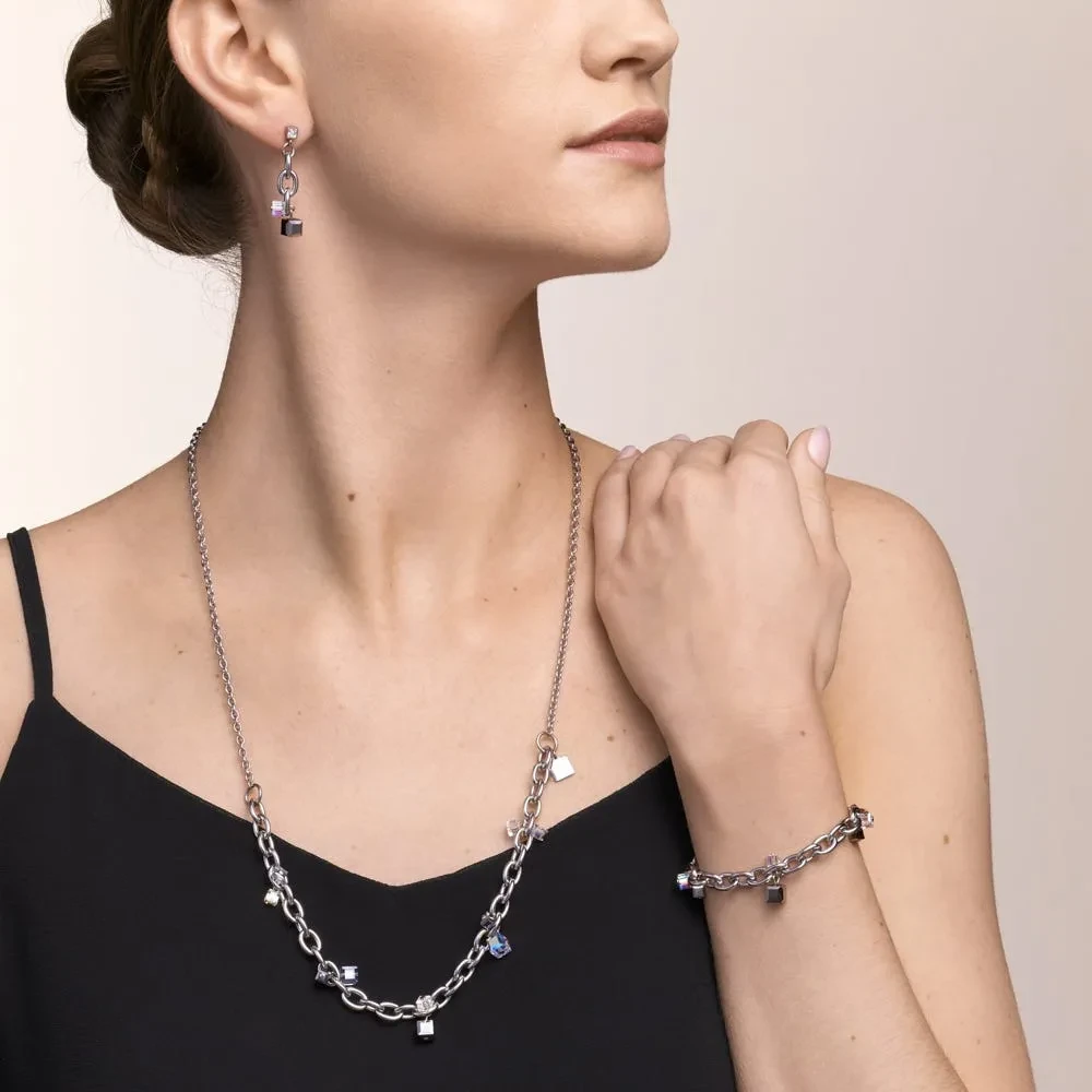 Колье Coeur de Lion Crystal-Silver 5063/10-1817