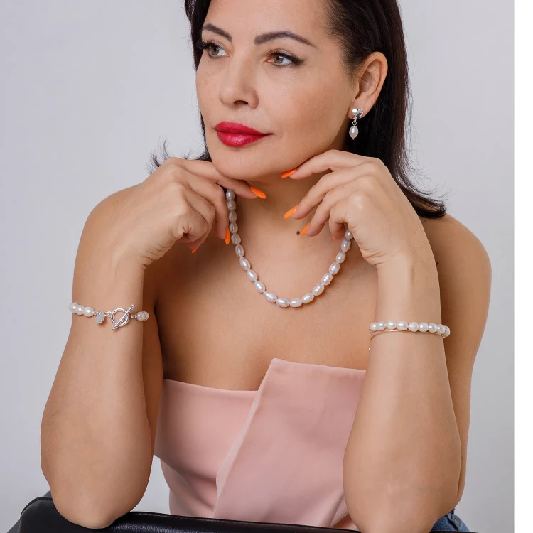 Браслет Fiore Luna String of Pearls Togl CL4526 S