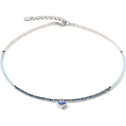 Колье Coeur de Lion Light Blue-Silver 6006/10-0741