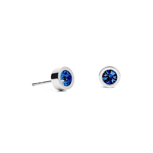 Пусеты Blue Topaz 6х3 SWE126 BT S