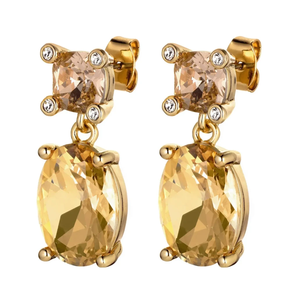 Серьги Dyrberg Kern ANTONIA SG PEACH 420097 BR/G