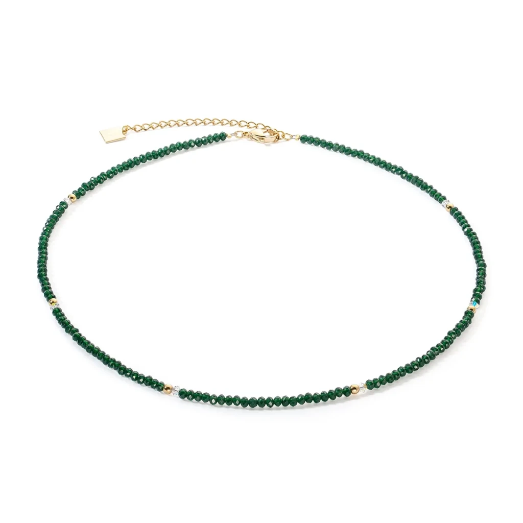Колье Coeur de Lion Dark Green 2033/10-0521