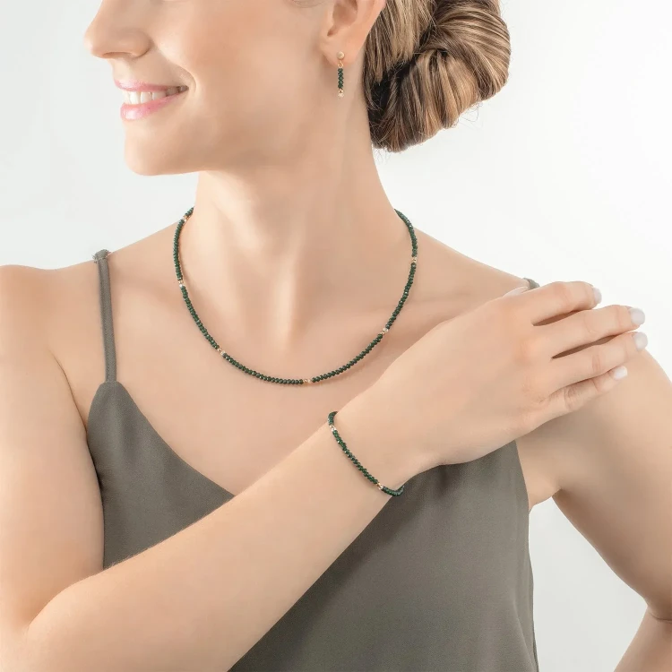 Колье Coeur de Lion Dark Green 2033/10-0521