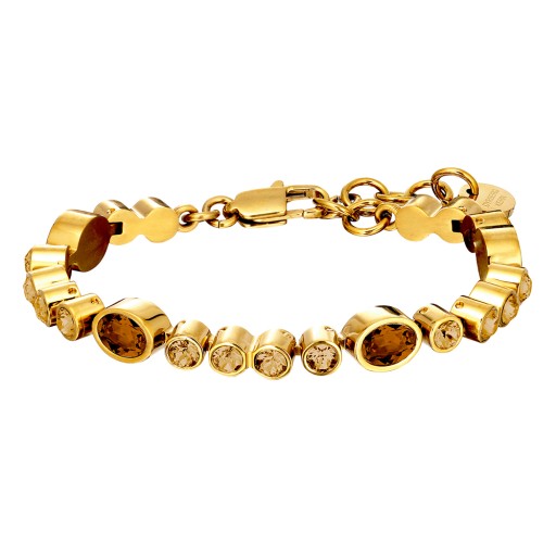 Браслет Dyrberg Kern SOPHIA SG BROWN GOLDEN 490108
