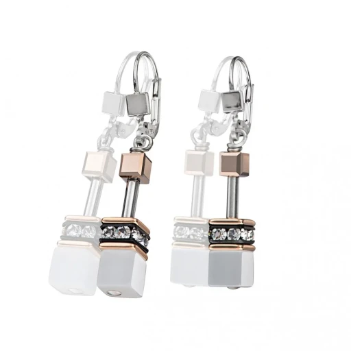 Серьги Coeur de Lion White 4016/20-1400
