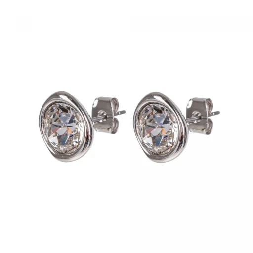 Fiore Luna Пусеты Crystal A1909.M1 BW/S