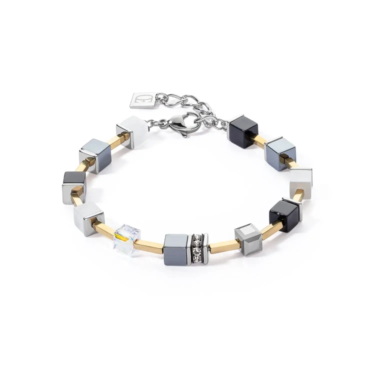 Браслет Coeur de Lion Black-White-Grey 2700/30-1333