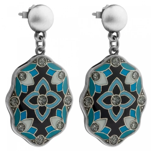 Серьги Clara Bijoux Лилия A76386 BL