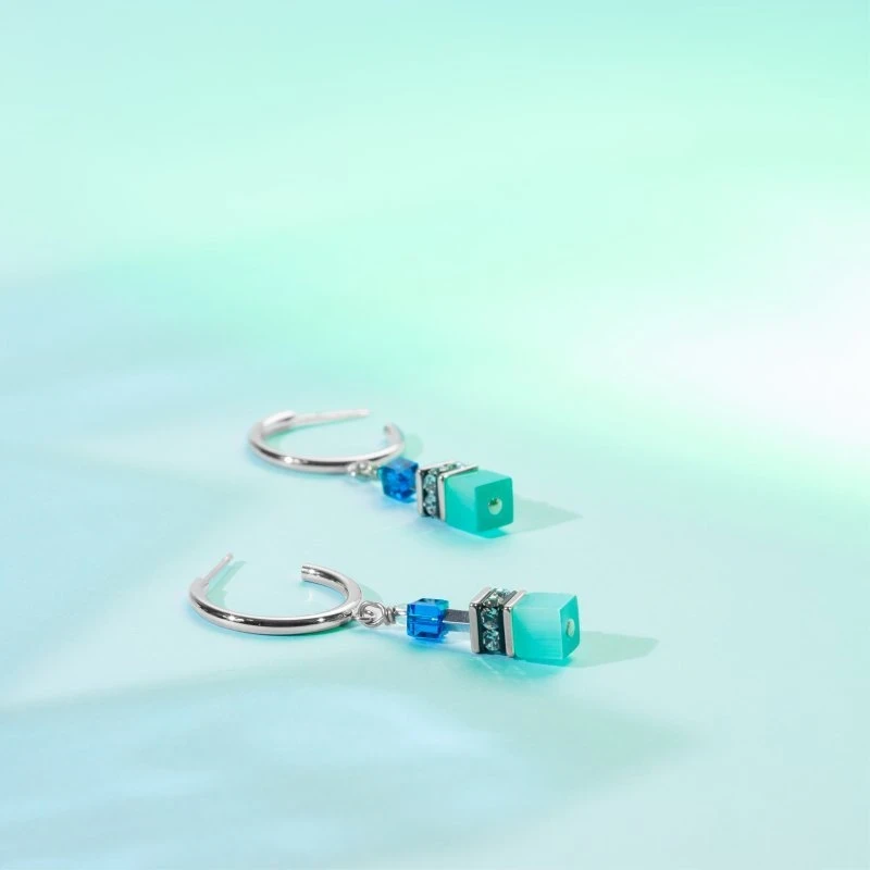 Серьги Coeur de Lion Turquoise 4715/21-0600