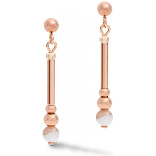 Серьги Coeur de Lion Beige-Grey 5048/21-1012