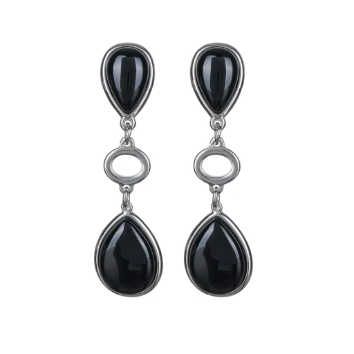 Серьги Possebon Agata Preto A0585.4 S