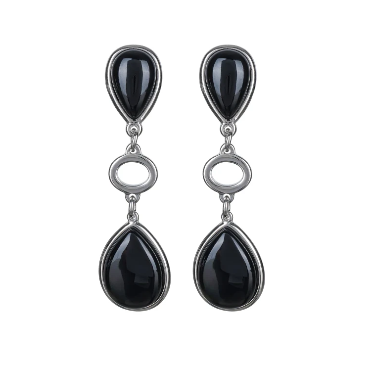 Серьги Possebon Agata Preto A0585.4 S