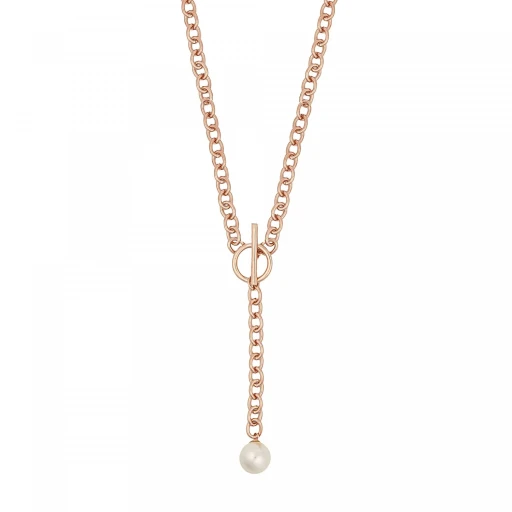 Колье Fiore Luna Pearl B2103PE-N05.1 BW/RG