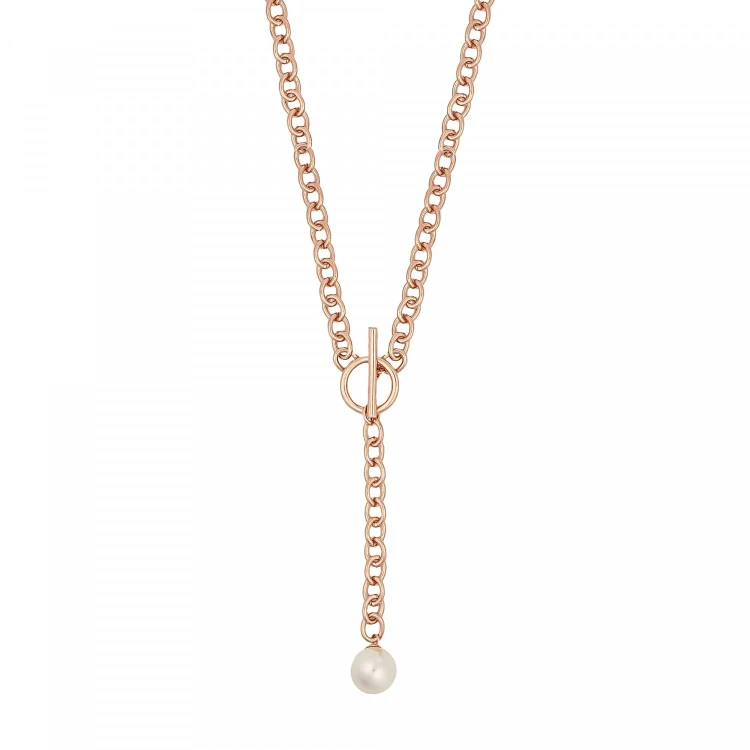 Колье Fiore Luna Pearl B2103PE-N05.1 BW/RG