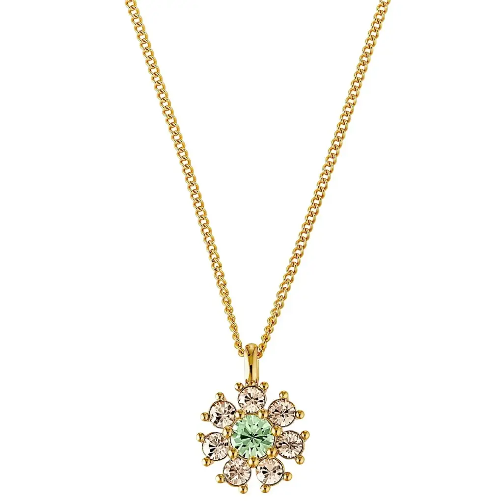 Колье Dyrberg Kern DELISE SG LIGHT GREEN/GOLDEN 440035