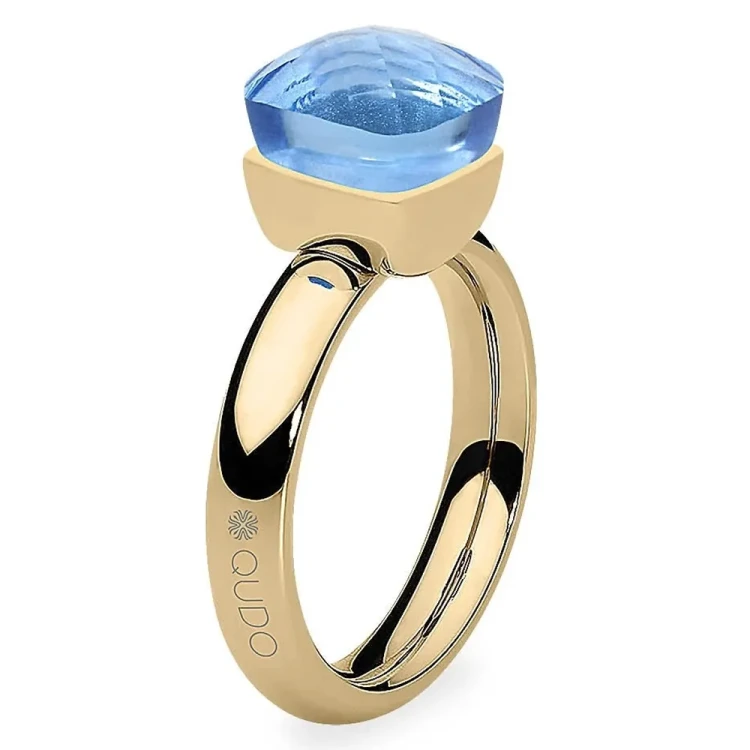 Кольцо Qudo FIRENZE 19 (G) Light Sapphire 107001/40-4715 19