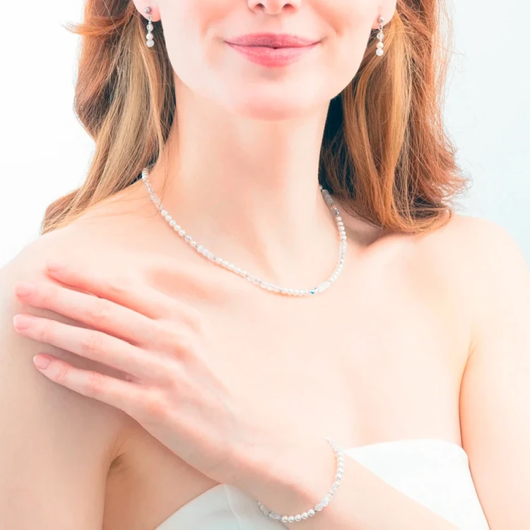 Колье Coeur de Lion White-Silver 4245/10-1417