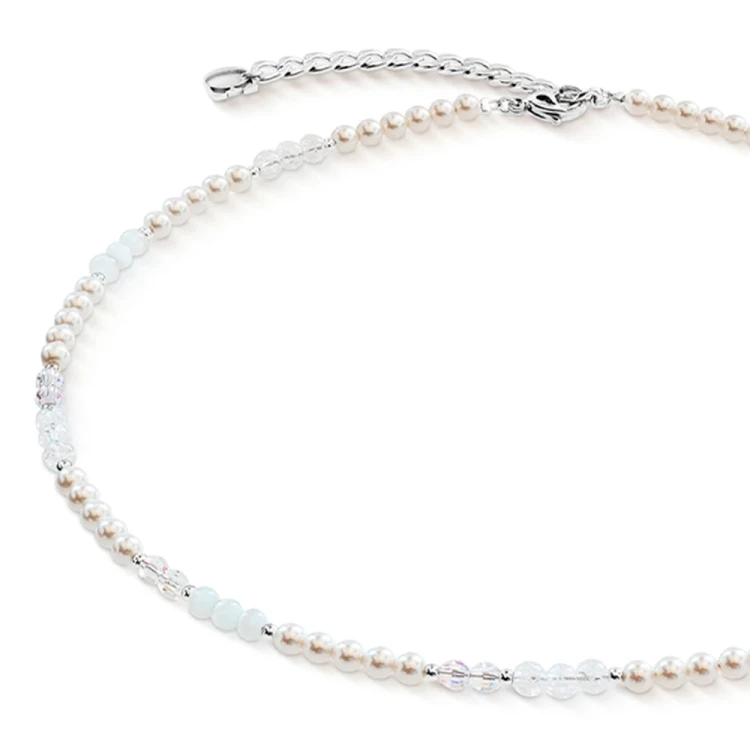Колье Coeur de Lion White-Silver 4245/10-1417