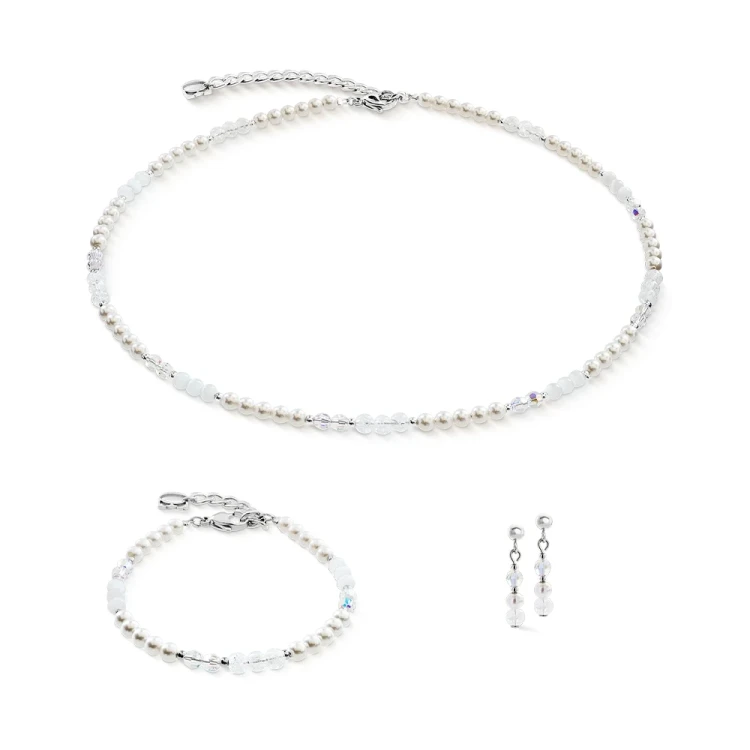 Колье Coeur de Lion White-Silver 4245/10-1417