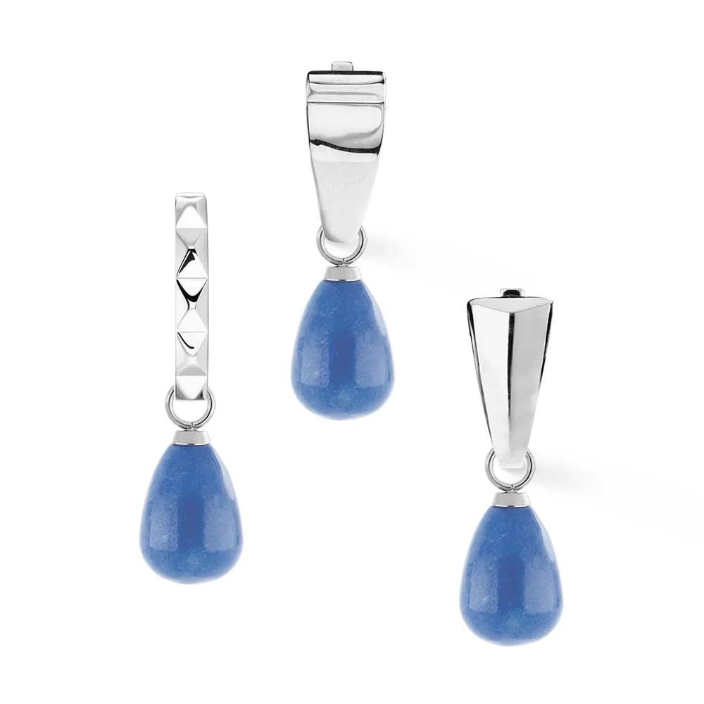 Подвески на серьги Silver-Blue 0050/44-0717