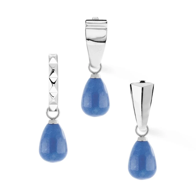 Подвески на серьги Silver-Blue 0050/44-0717