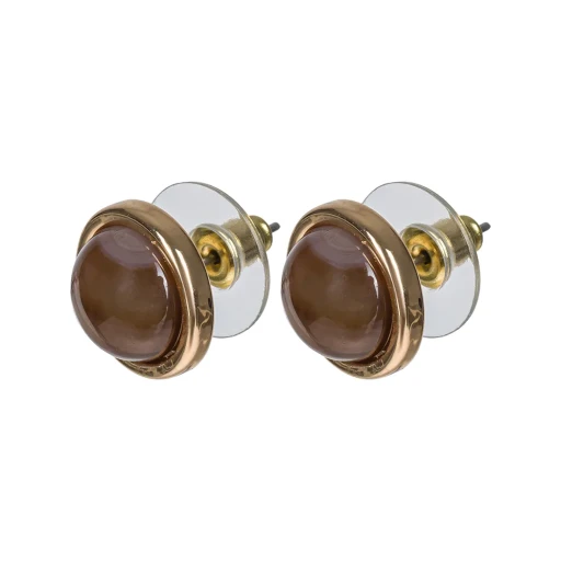 Fiore Luna Пусеты COFFE AGATE LE1107 BR/G