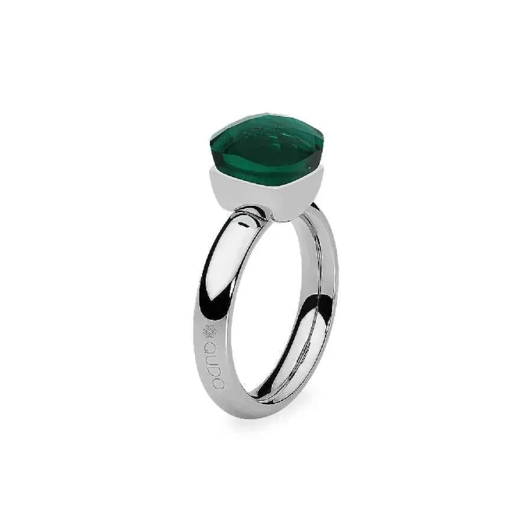 Кольцо Qudo Firenze emerald 18.5 мм 610449 G/S