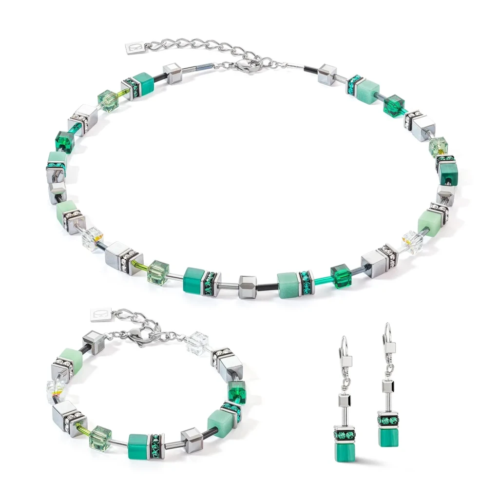 Колье Coeur de Lion Green 2838/10-0500