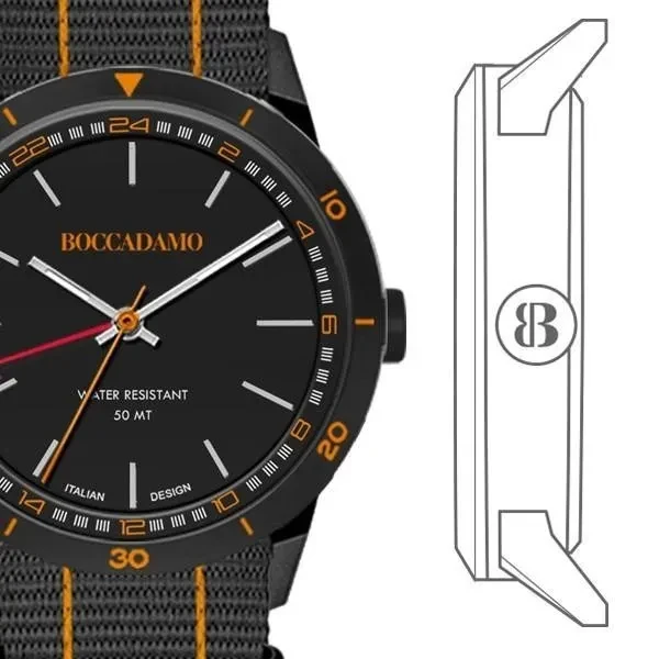 Часы мужские Boccadamo Navy Black NV026 BW