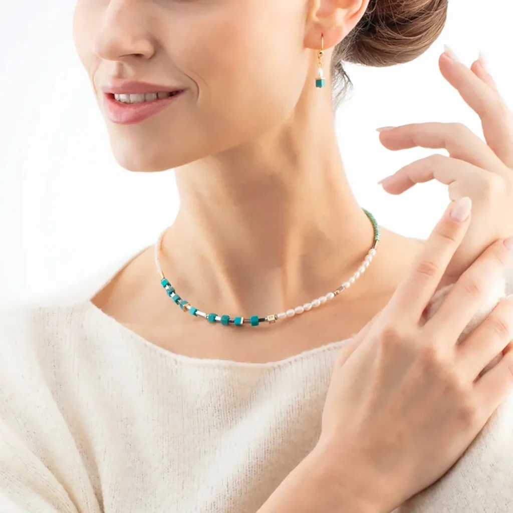 Колье Coeur de Lion Turquoise-Green 1126/10-0605