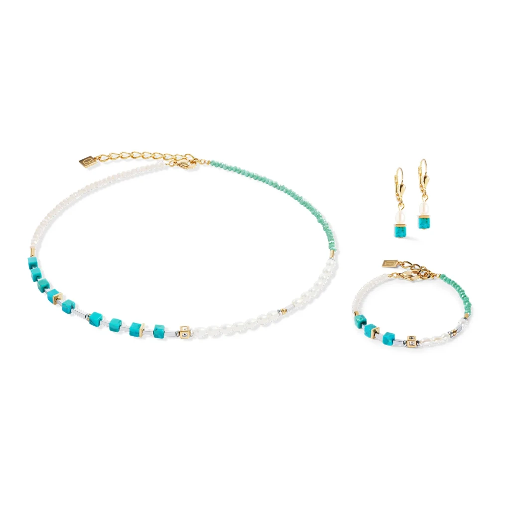 Колье Coeur de Lion Turquoise-Green 1126/10-0605