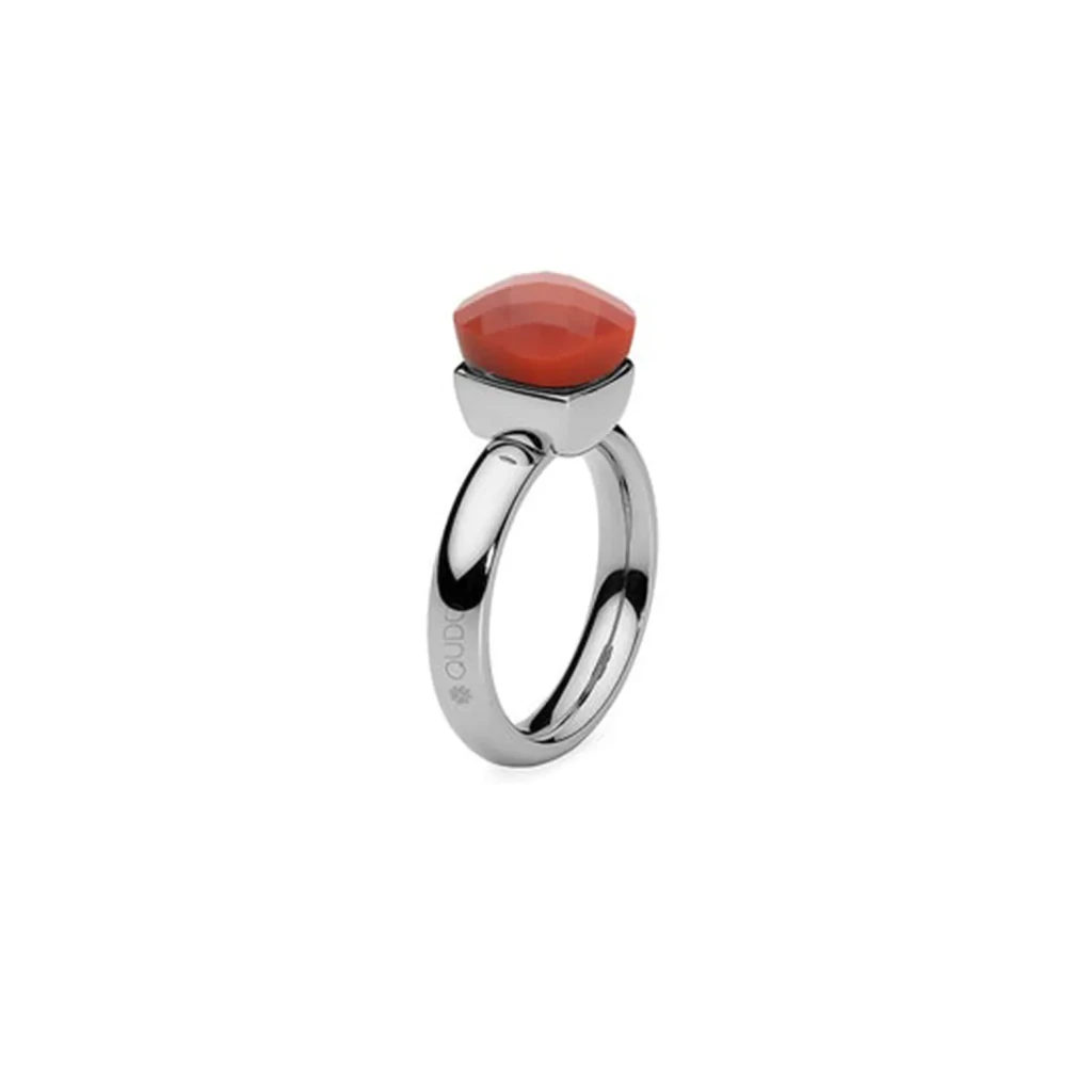 Кольцо Qudo Firenze Red Tulip 18.5 мм 612034 R/S