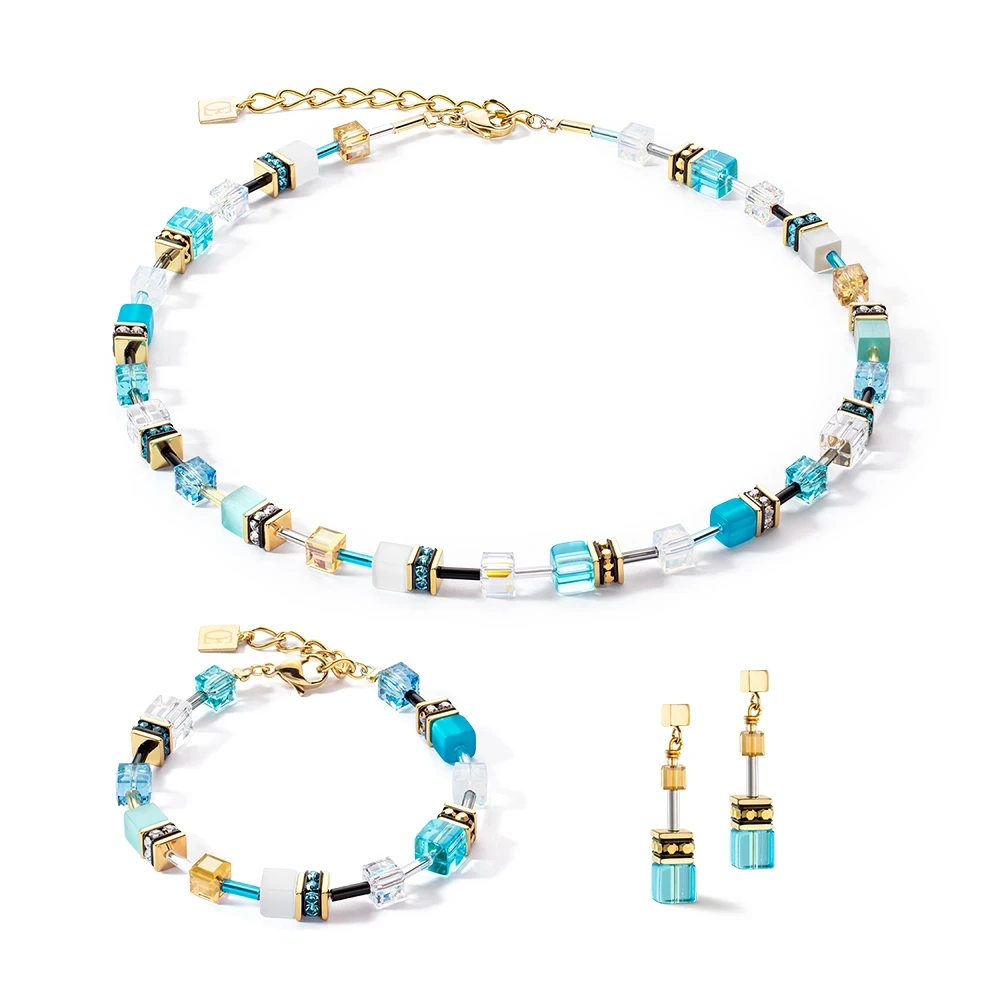 Браслет Coeur de Lion Turquoise-Gold 2838/30-0616