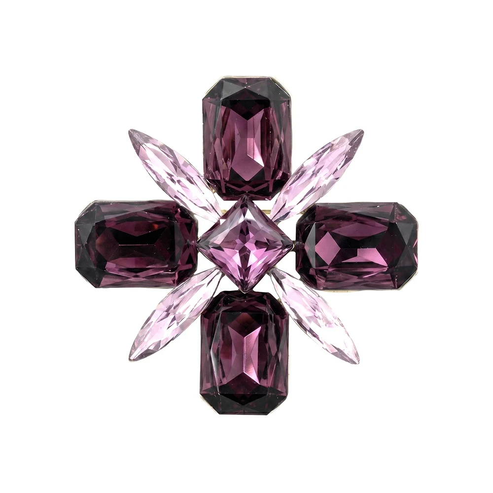 Брошь Muse crystal violet BR14703 V/S Fiore Luna