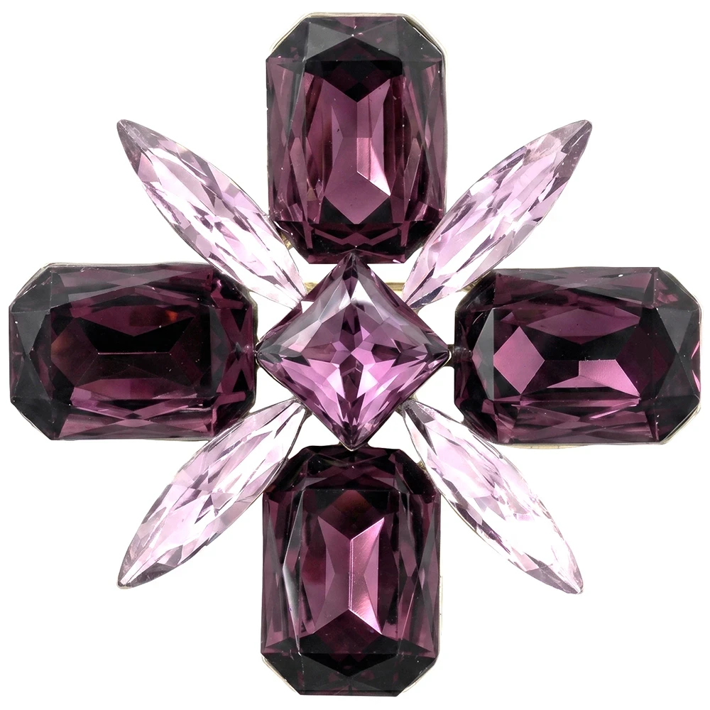 Брошь Muse crystal violet BR14703 V/S Fiore Luna