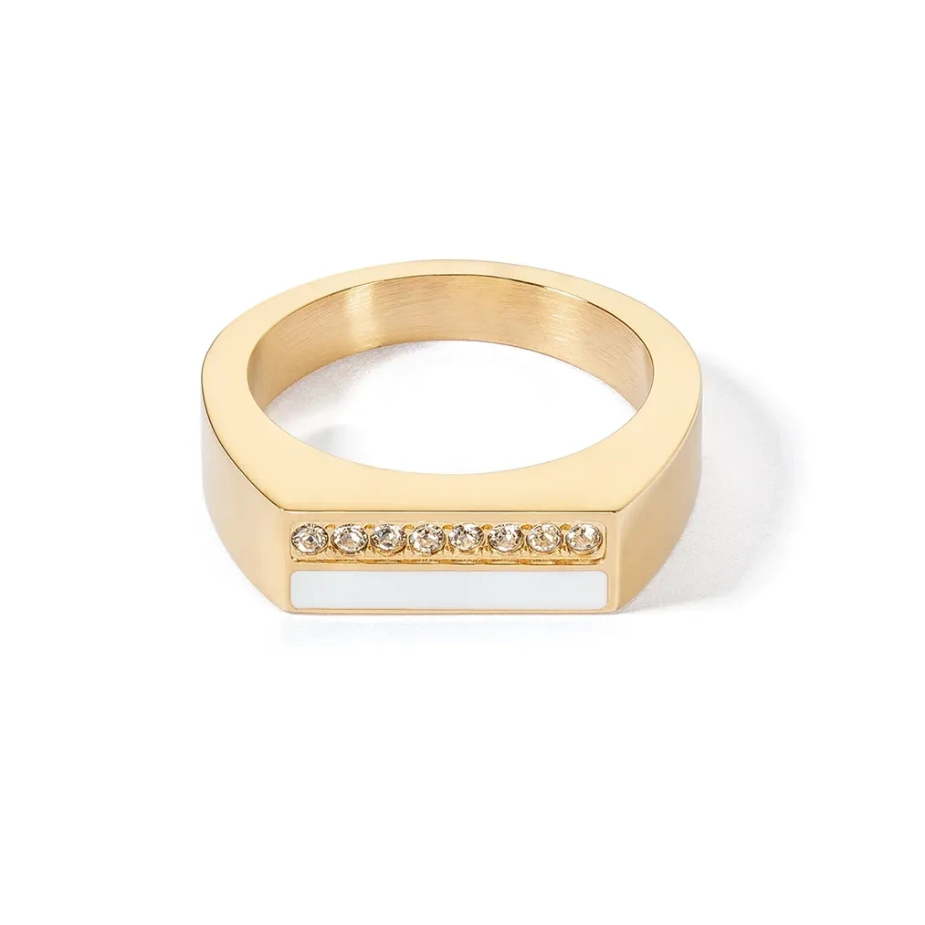 Кольцо Coeur de Lion White-Gold 0133/40-1416 52