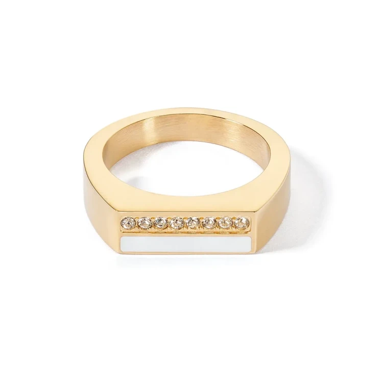 Кольцо Coeur de Lion White-Gold 0133/40-1416 52