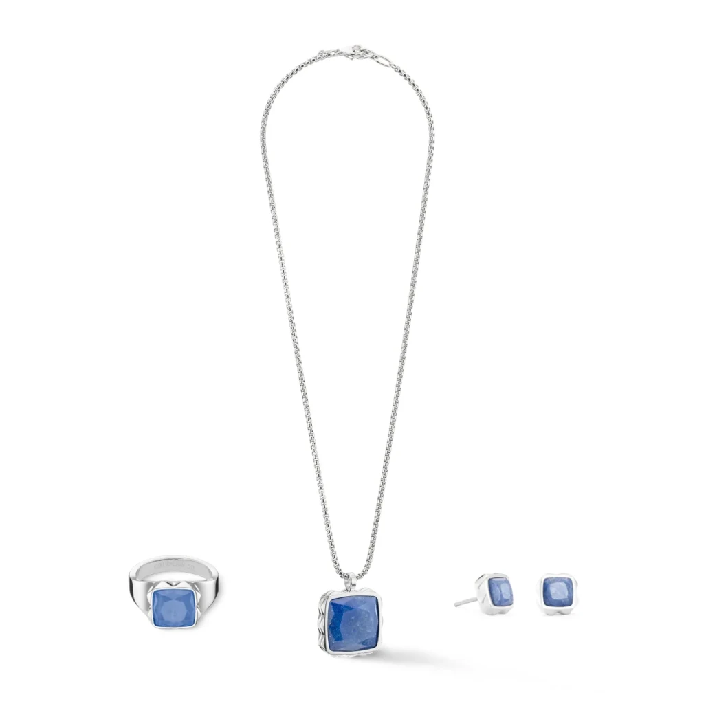 Кольцо Coeur de Lion Blue-Silver 1200/40-0717 60