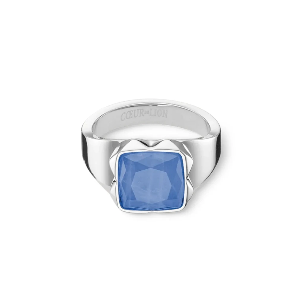 Кольцо Coeur de Lion Blue-Silver 1200/40-0717 60
