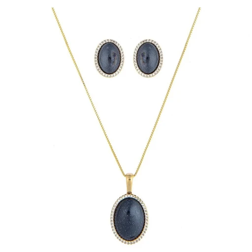 Комплект Possebon pearl blue aventurine S3527.23 B/G
