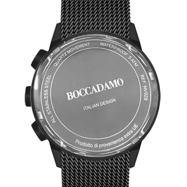 Часы мужские Boccadamo Navy Black NV014 BW/BW