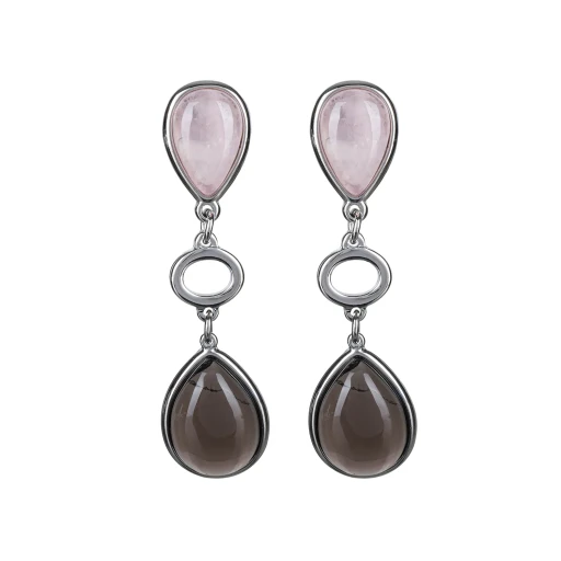 Серьги Possebon Q. Rose, Obs Fume A0585.7.11 S