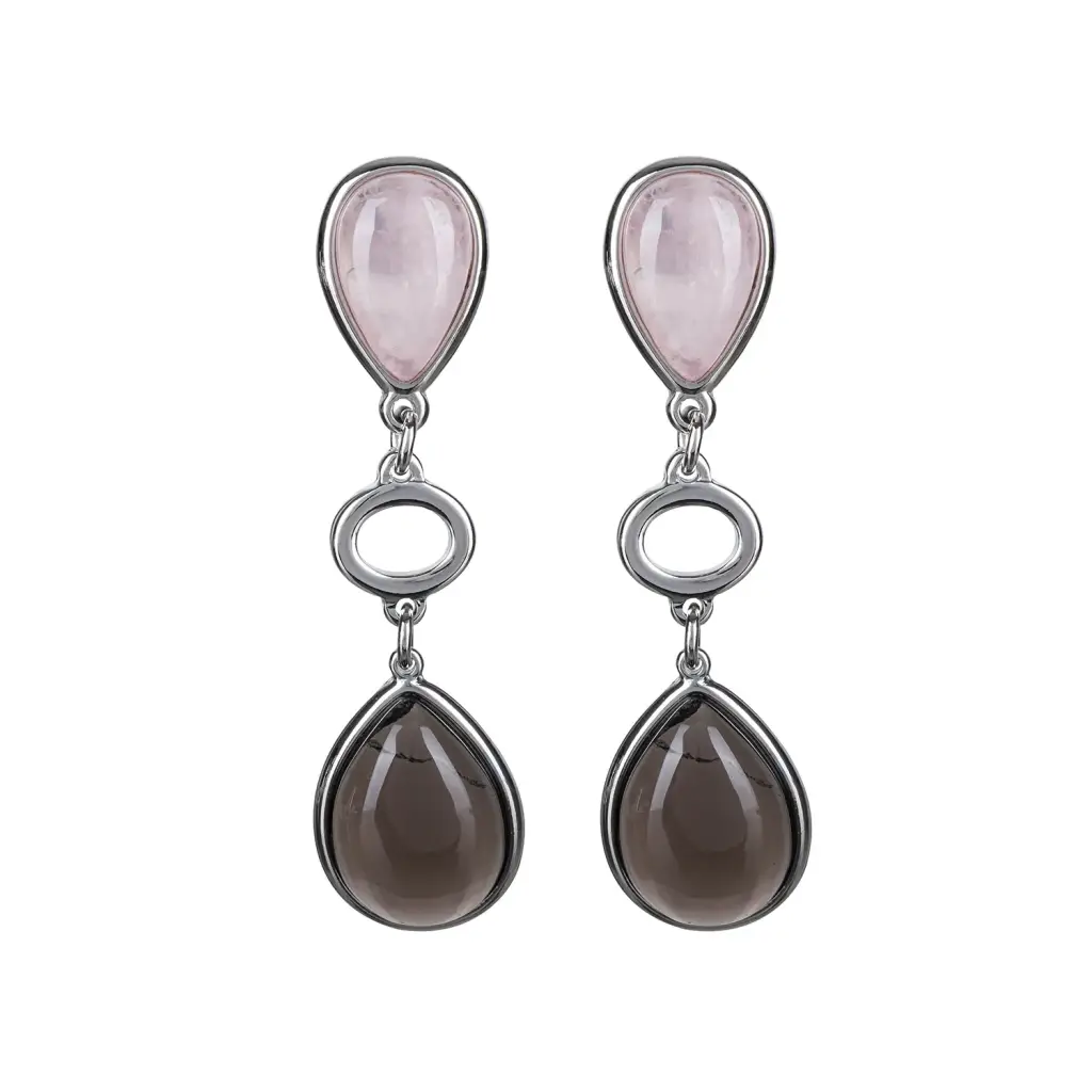 Серьги Possebon Q. Rose, Obs Fume A0585.7.11 S
