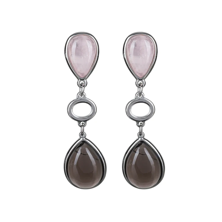 Серьги Possebon Q. Rose, Obs Fume A0585.7.11 S