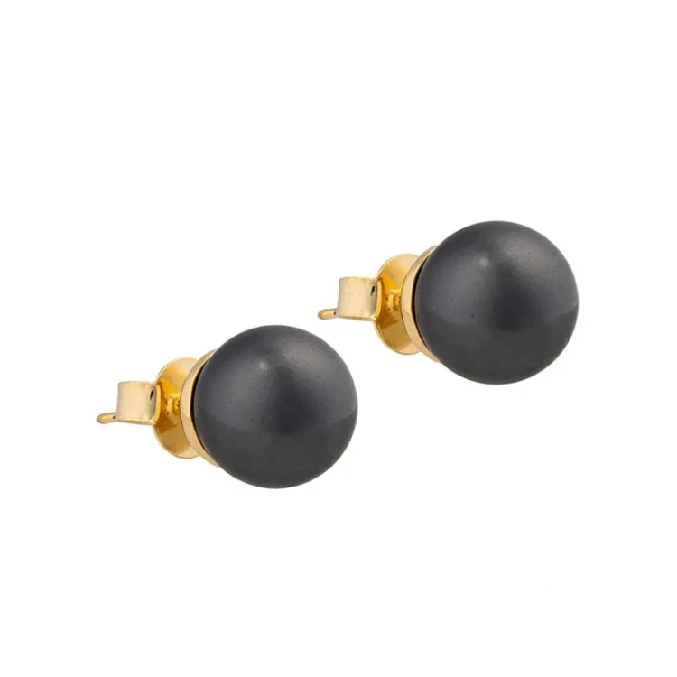 Пусеты Possebon Graphite Pearl A0656.3 BW/G