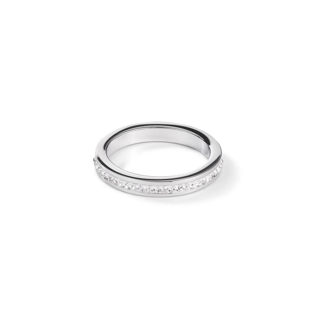 Кольцо Coeur de Lion Crystal-Silver 18 мм 0129/40-1817 56