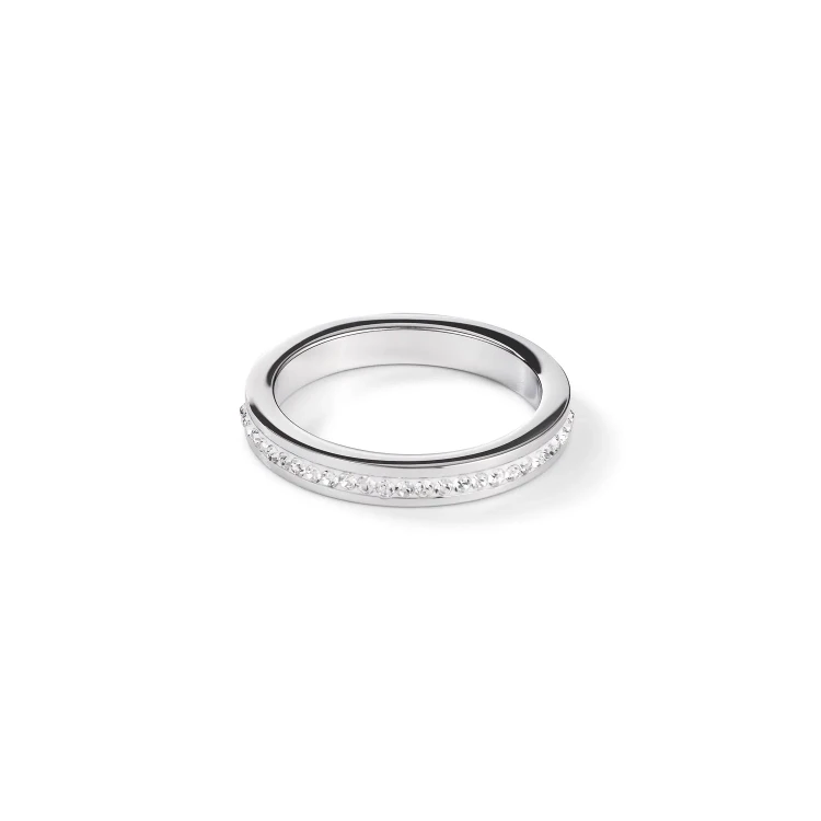 Кольцо Coeur de Lion Crystal-Silver 18 мм 0129/40-1817 56